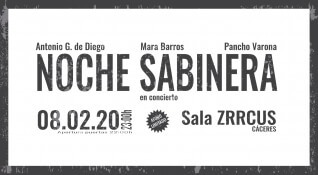 Noche Sabinera en concierto - Poster